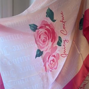 Juicy Couture Rectangle Floral Scarf 72”x35”